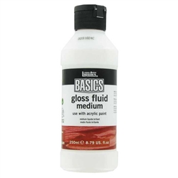 PAINT MEDIUM LIQUITEX BASICS GLOSS FLUID 250ML LQ1041006