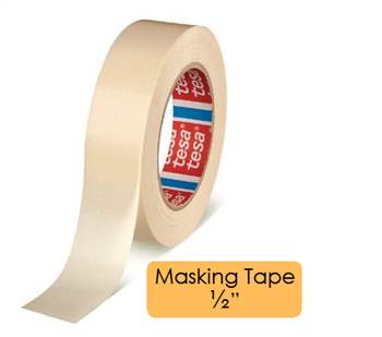 TAPE MASKING 1/2 INCH TESA 1/2X25Y 755006