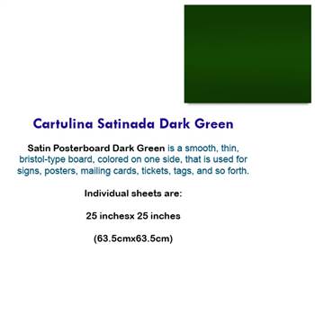 CARTULINA SATINADA DARK GREEN 10042