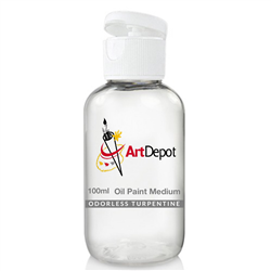 TURPENTINE ART DEPOT 4 onz ODORLESS SOLVENT 120728