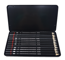 GRAPHITE PENCIL SET 12 DRAWING KARAMAY CY8178 8798