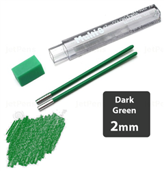 LEAD 2mm DARK GREEN PENTEL 2pcs CH2-DO-DISC