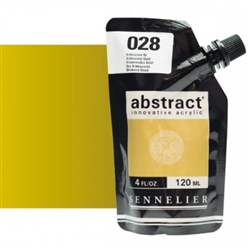 SENNELIER ABSTRACT ACRYLIC 028 METALLIC GOLD 120ml SV121121028