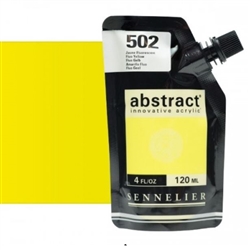 SENNELIER ABSTRACT ACRYLIC 502 NEON YELLOW 120ml SV121121502