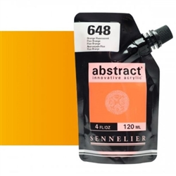 SENNELIER ABSTRACT ACRYLIC 648 NEON ORANGE 120ml SV121121648