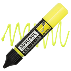 SENNELIER ABSTRACT 3D ACRYLIC LINER - FLUORESCENT NEON YELLOW 27ml SV121301502