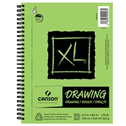 XL DRAWING PAD CANSON - 8.5X5.5 60 SHEETS 70LB CN400054490