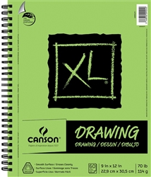 XL DRAWING PAD CANSON - 9X12 60 SHEETS 70LB CN400054491