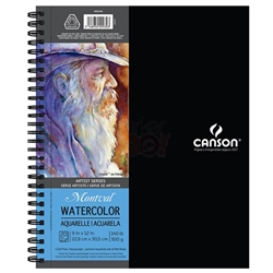 Canson Montval Field Watercolor Book - 10x7 20 Pages