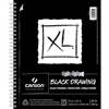 DRAWING PAD CANSON XL 7x10 inches BLACK PAPER 40 sheets CN400100868