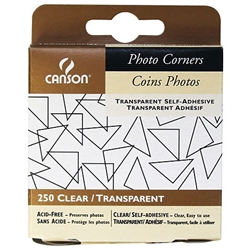 PHOTO CORNERS CLR ADH 250/Pk CN100510368