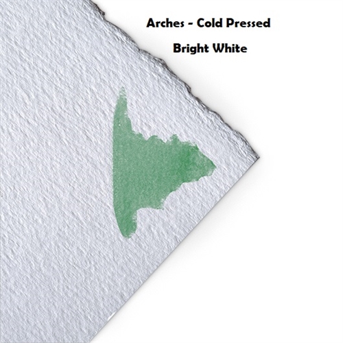 Arches Watercolor Paper Sheets, 22 x 30 Cold Press / 140 lb / Natural White