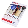 EDDING 55 FINELINER MARKER PEN SET 10 COLORS ED55-10