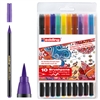 EDDING 1340 BRUSH PEN MARKER SET 10 COLORS ED1340-10-2