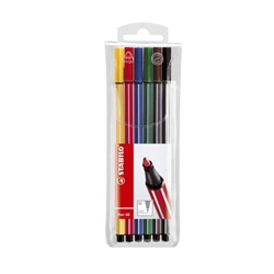 MARKER SET STABILO 68 6PC WALLET SW6806-PL	