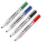 MARKER WHITE BOARD STABILO BLACK 641-46