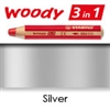 WATER SOLUBLE WAX PENCIL STABILO WOODY SILVER SW880-805