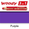 WATER SOLUBLE WAX PENCIL STABILO WOODY PURPLE SW880-385