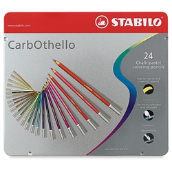 PASTEL PENCIL SET STABILO CARBOTHELLO 24 COLORS SW1424