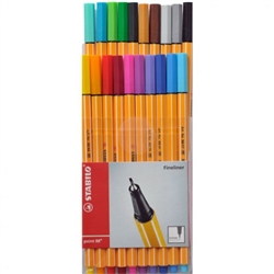 MARKER SET STABILO 88 20CT WALLET SW8820	