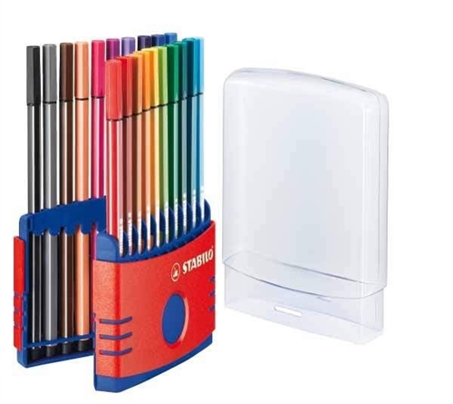 STABILO Pen 68 Brush Wallet of 12 Assorted Colours How to Hand
