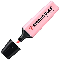 MARKER HIGHLIGHTER STABILO PASTEL PINK BLUSH 70-129