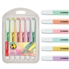 MARKER HIGHLIGHTER STABILO SWING COOL PASTEL SET 6PC WALLET SW275-6-08