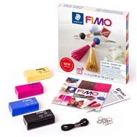 FIMO LEATHER EFFECT TASSEL KIT- CLAY SET FM8015DIY2