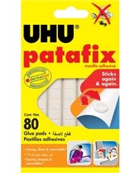 POSTER TACK PATAFIX UHU 80 pads 39125