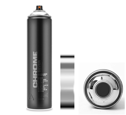 SPRAY MONTANA BLACK 600ML CHROME SILVER MXB600-SILV