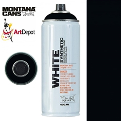 SPRAY MONTANA WHITE SERIES 400ml BLACK GLOSS MXW-9000