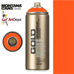 SPRAY MONTANA GOLD SERIES 400ml NEON POWER ORANGE MXG-F2000