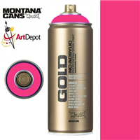 SPRAY MONTANA GOLD SERIES 400ml NEON GLEAMING PINK MXG-F4000