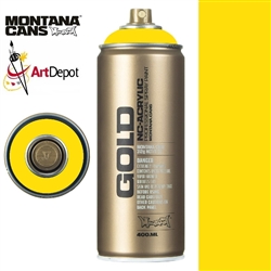 SPRAY MONTANA  GOLD SERIES 400ml SHOCK YELLOW LIGHT MXG-S1000