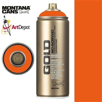 SPRAY MONTANA  GOLD SERIES 400ml SHOCK ORANGE MXG-S2010