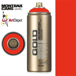 SPRAY MONTANA  GOLD SERIES 400ml SHOCK ORANGE DARK MXG-S2020