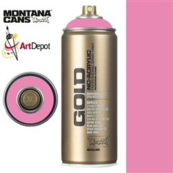 SPRAY MONTANA  GOLD SERIES 400ml SHOCK PINK LIGHT MXG-S4000