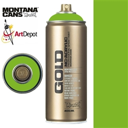 SPRAY MONTANA  GOLD SERIES 400ml SHOCK GREEN LIGHT MXG-S6000