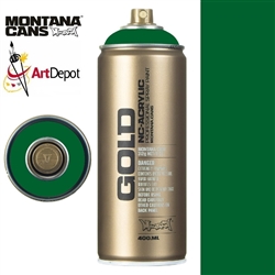 SPRAY MONTANA  GOLD SERIES 400ml SHOCK GREEN DARK MXG-S6020