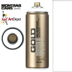 SPRAY MONTANA  GOLD SERIES 400ml SHOCK WHITE MXG-S9100