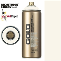 SPRAY MONTANA  GOLD SERIES 400ml SHOCK WHITE CREAM MXG-S9110