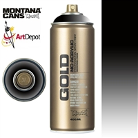 SPRAY MONTANA GOLD SERIES 400ml TRANSPRNT BLACK MXG-T9000