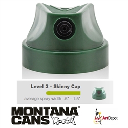 CAPS GRN LEVEL 3 SKINNY MXGLDCAP-23