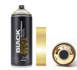 SPRAY MONTANA BLACK SERIES 400ml GOLD CHROME MXB-GOLD