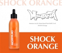 ACRYLIC MONTANA REFILL 25ML SHOCK ORANGE MXA323553