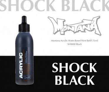 Montana Acrylic Marker Ink Refill 25ml Bottle - Shock Blue Light