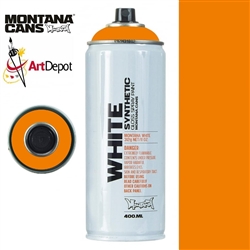 SPRAY MONTANA WHITE SERIES 400ml BRIGHT ORANGE GLOSS MXW-2060