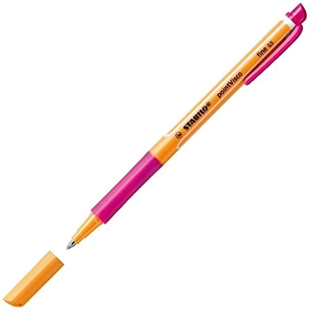 Stabilo pointVisco Gel Rollerball Pen - Pack of 10 / 56 Pink