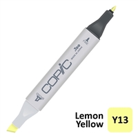 MARKER COPIC CLASSIC Y13 LEMON YELLOW CMY13-C