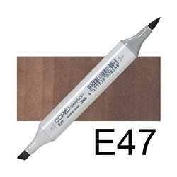 MARKER COPIC SKETCH E47 DARK BROWN CME47-S